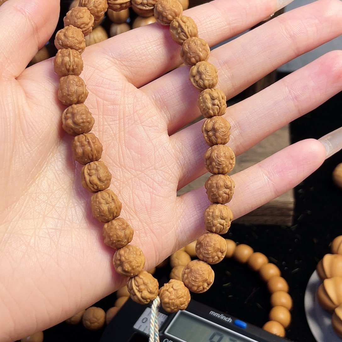 猴头核桃手串江***透禅宗手持