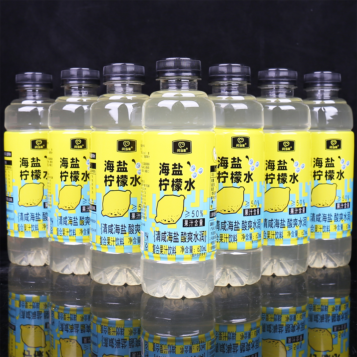 闫当家海盐柠檬水620ML*4瓶