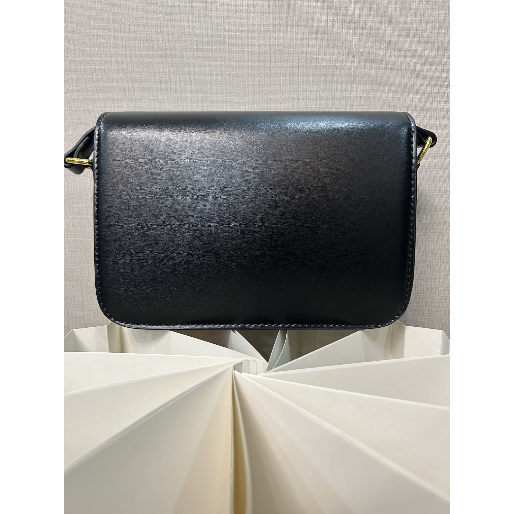 TOLEX2025新款手工百搭真皮女包K豆腐时尚百搭黑色女士