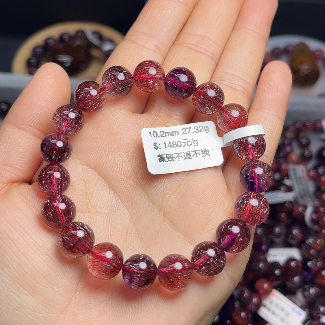 水晶手链未镶嵌天然水晶