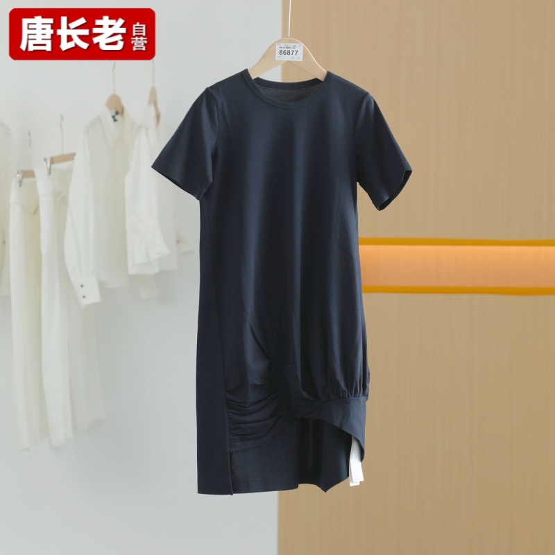 【半价q仓-唐长老自营】货号86877童装新款短袖连衣裙JTZ