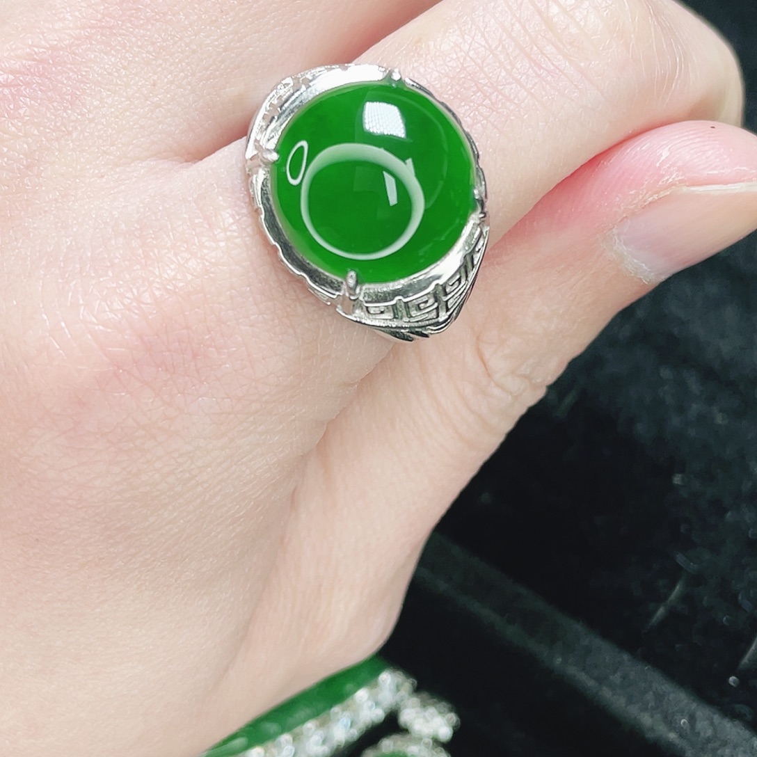 翡翠未镶嵌颈饰24