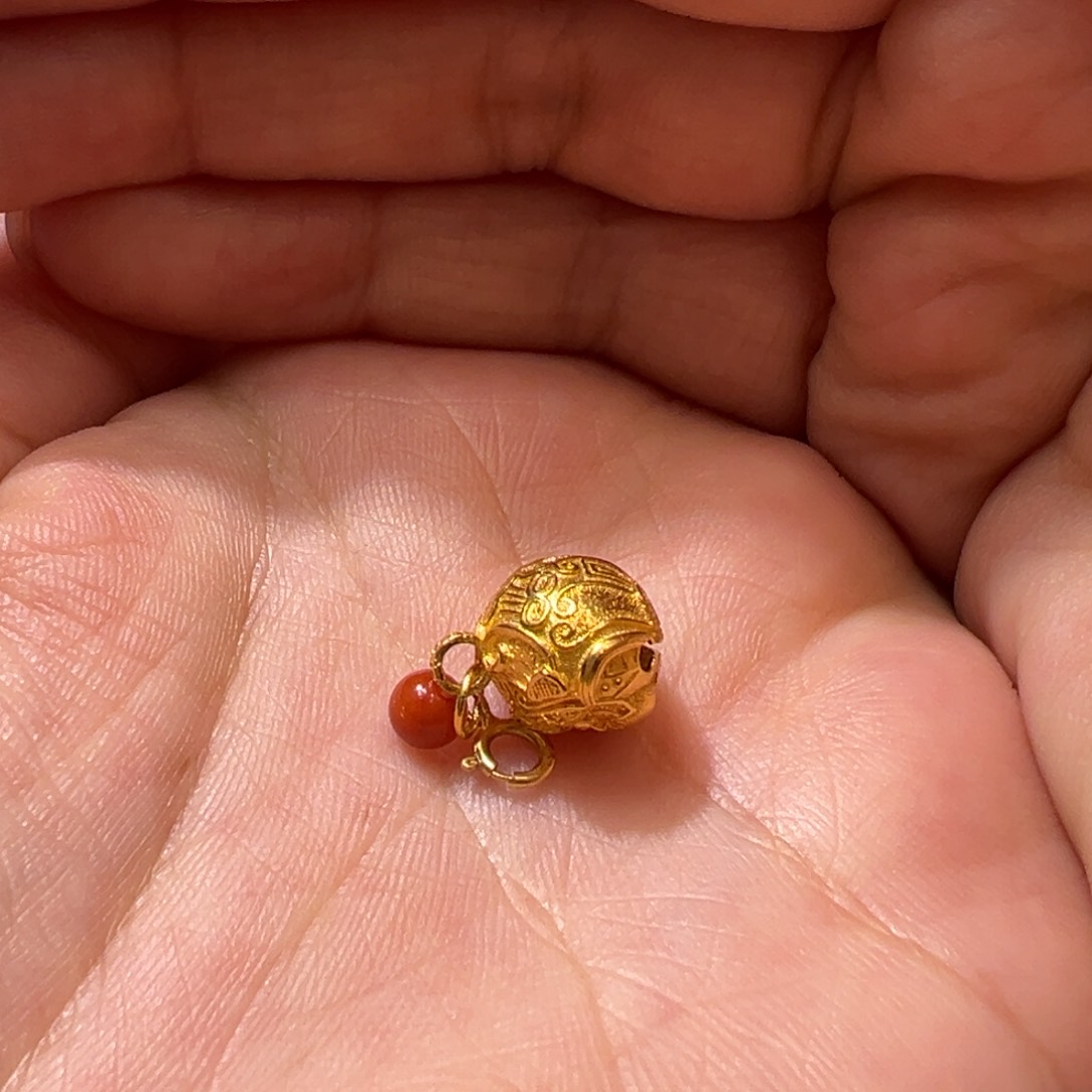 南红玛瑙配件18K金镶嵌?**多配件