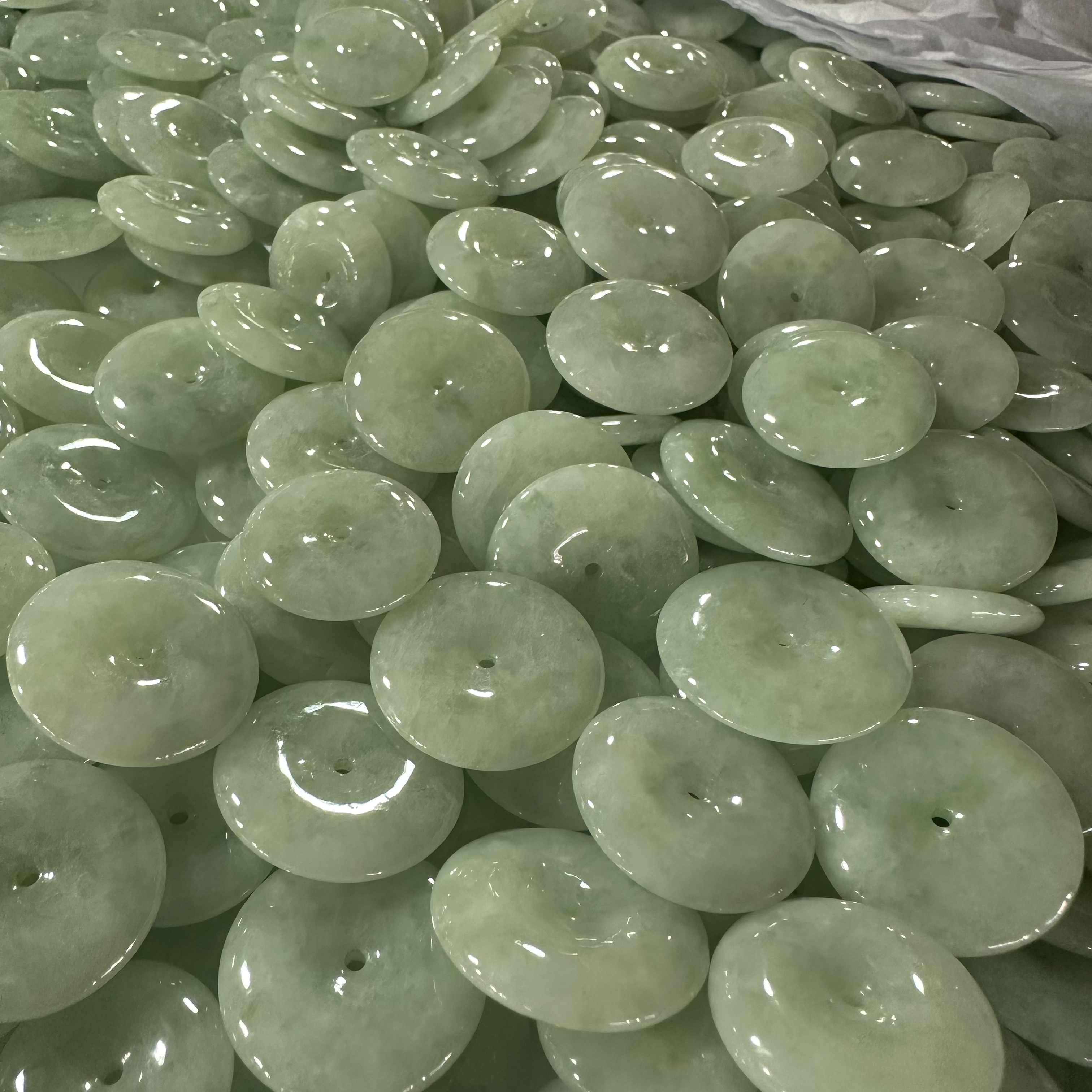 天然A货翡翠平安扣吊坠-d308-多样性发一