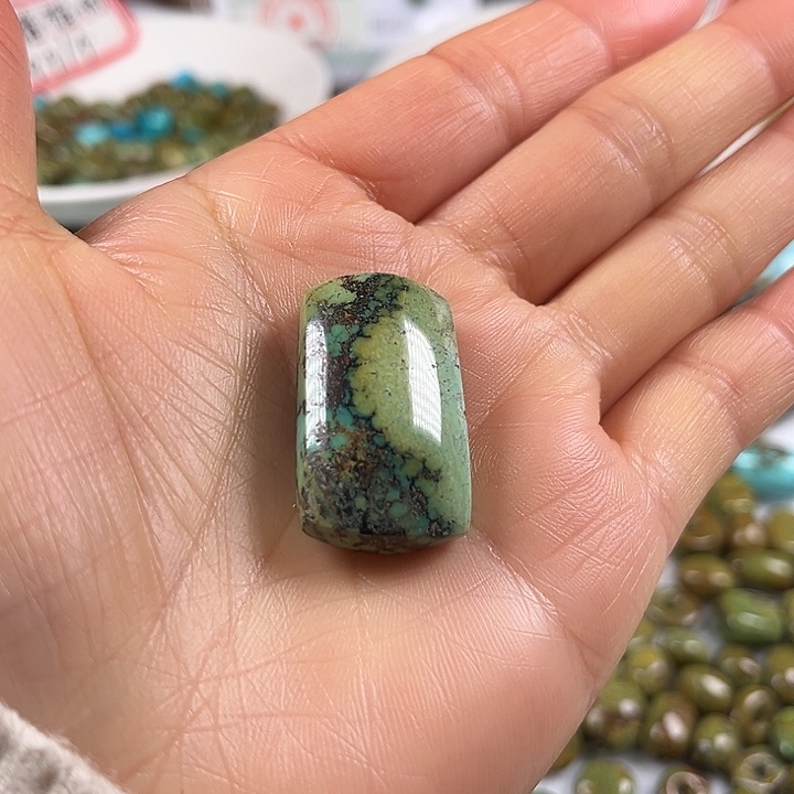 绿松石未镶嵌颈饰