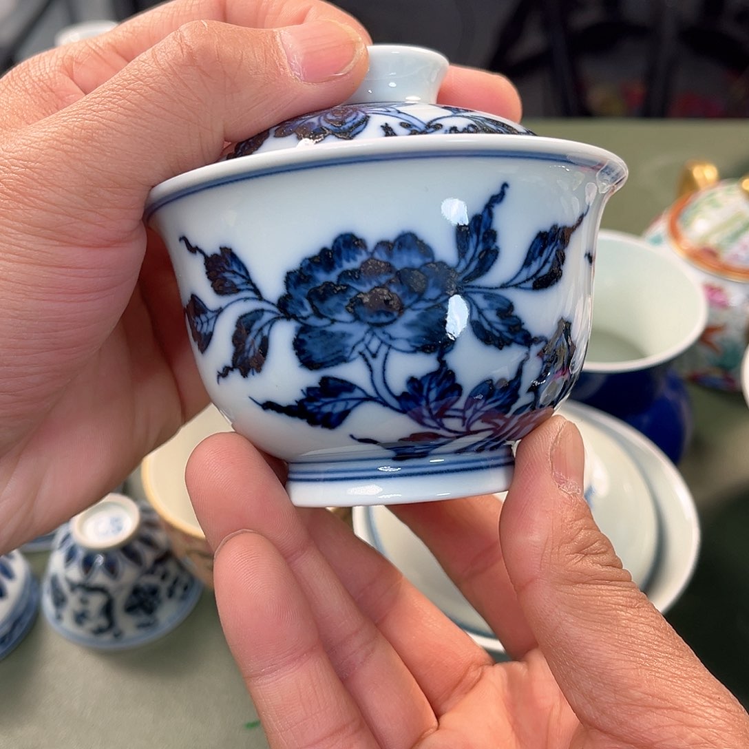 杯青花瓷器青花瓷器