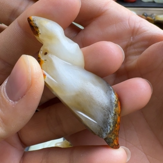 和田玉挂件未镶嵌得*堂