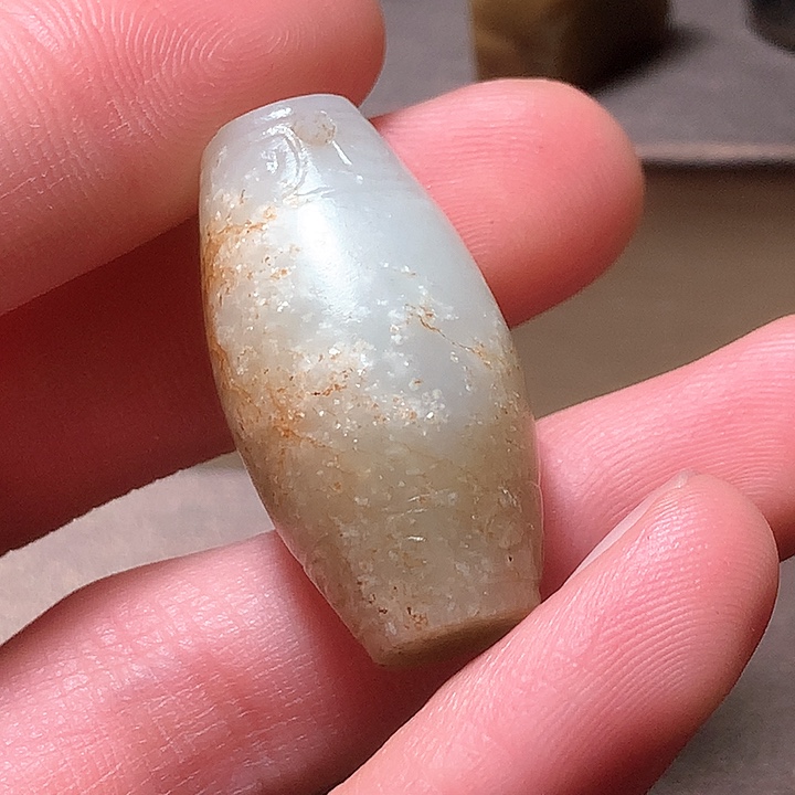 和田玉颈饰未镶嵌我**琴