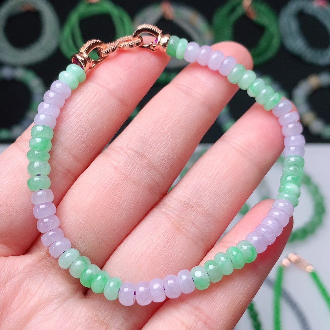 翡翠手链未镶嵌翡翠