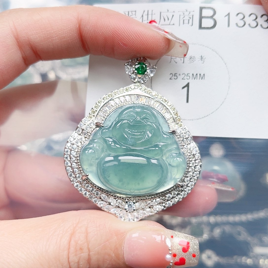 翡翠颈饰未镶嵌翡翠1333