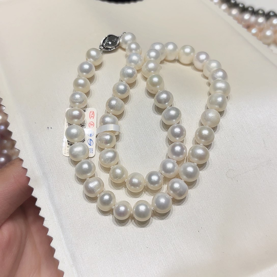 淡水珍珠颈饰未镶嵌8-10内 无核