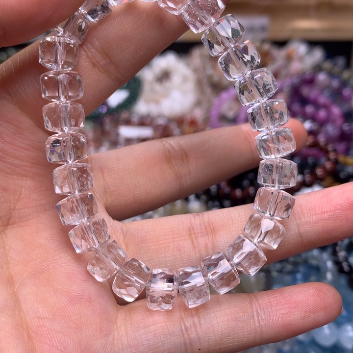 未镶嵌手串水晶8.5白水