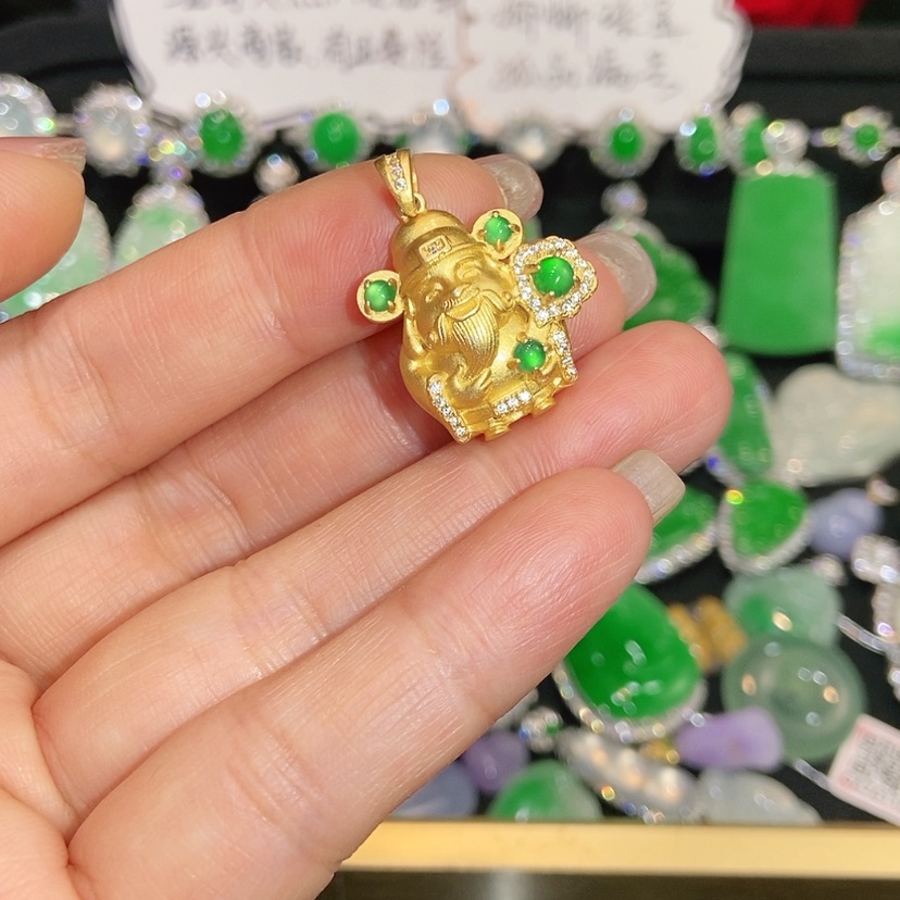 【闪购商品】颈饰未镶嵌翡翠天然翡翠