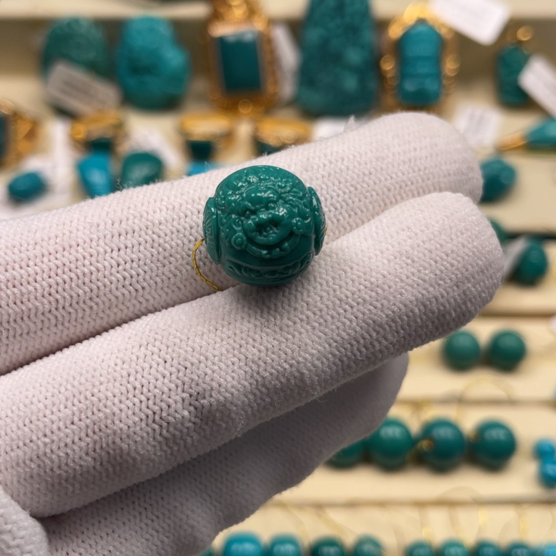 绿松石珠宝奇石未镶嵌我**逼