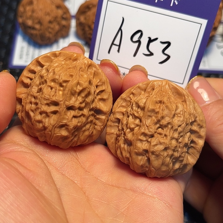 桃核把件40南瓜墩A953