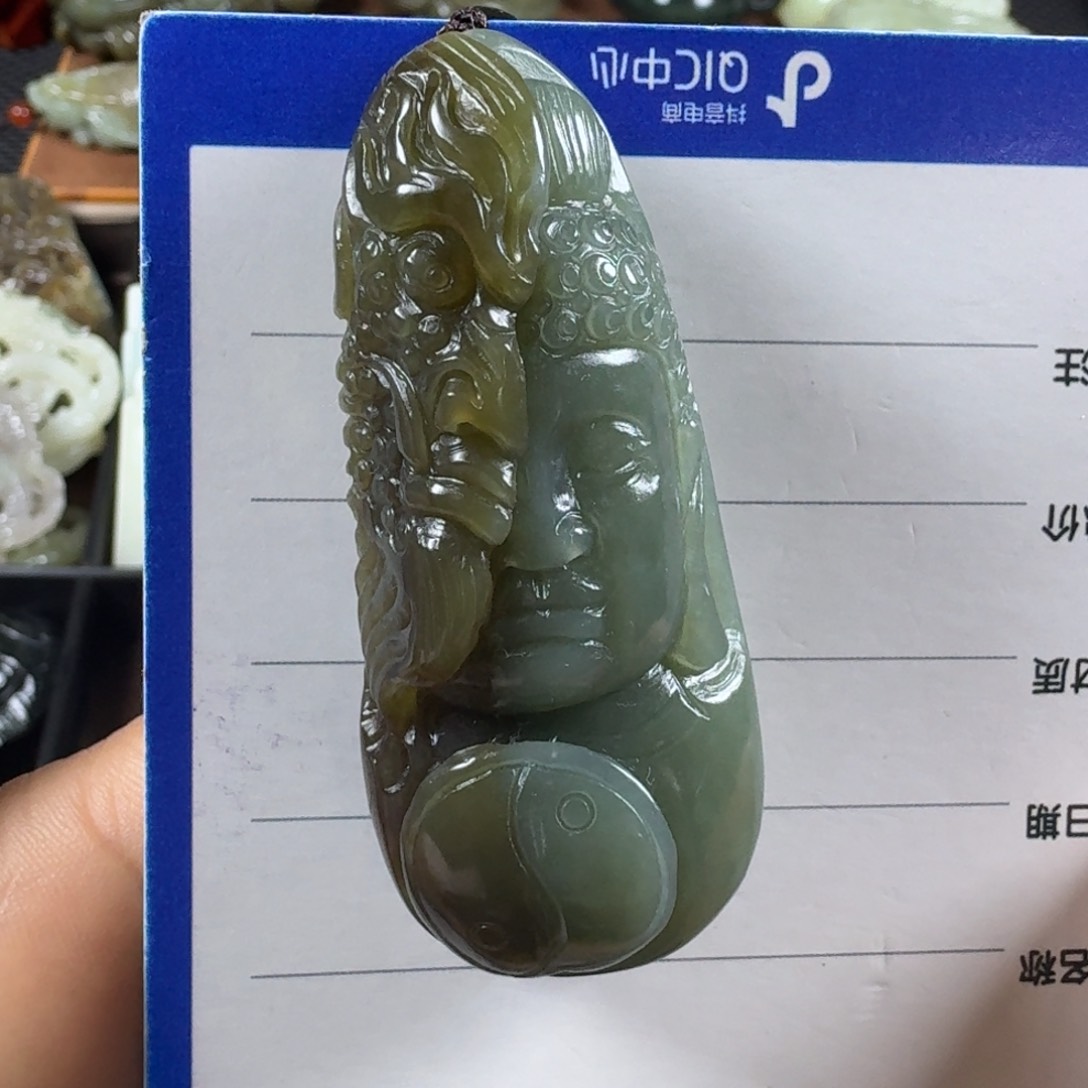 和田玉挂件未镶嵌一念