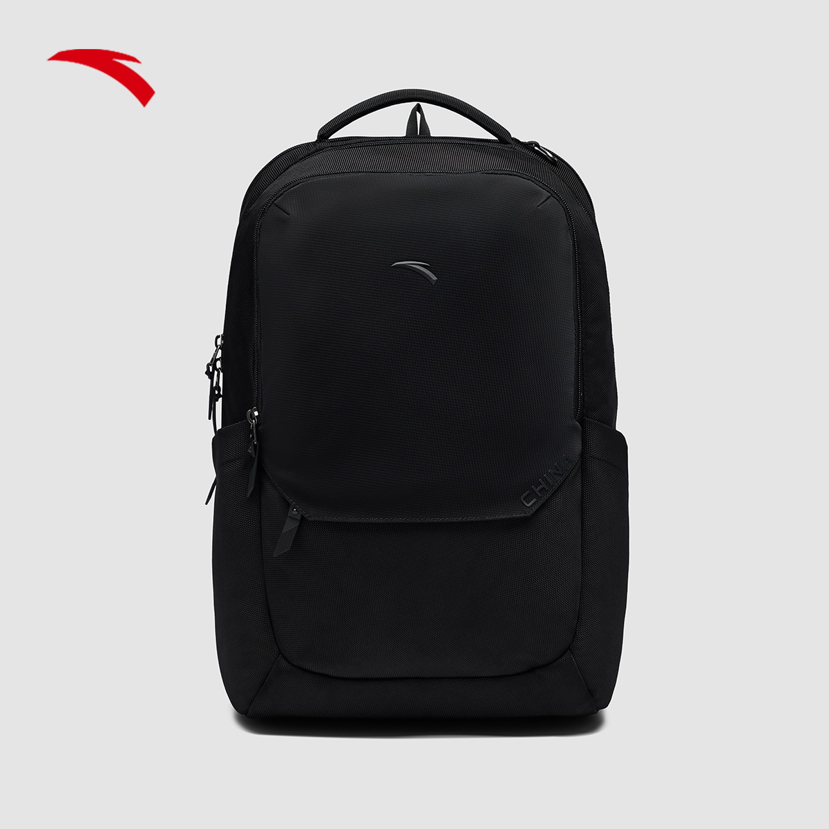 安踏双肩包大容量通勤包运动背包减负电脑包简约高级灰色黑色背包