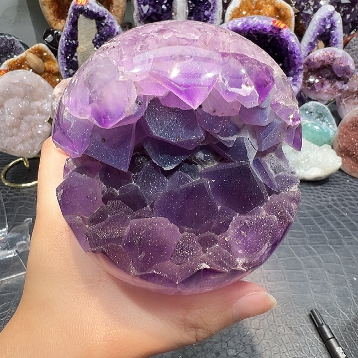 紫晶未镶嵌珠宝半成品