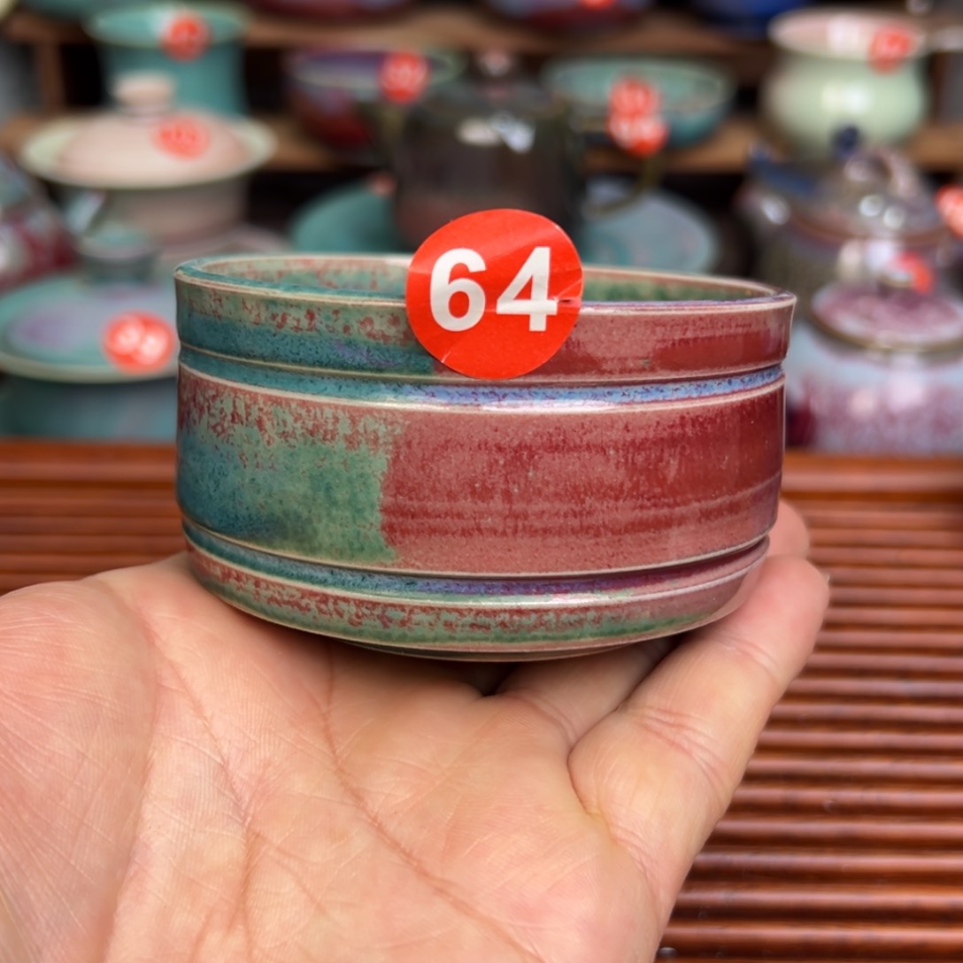 手工制作钧窑茶器