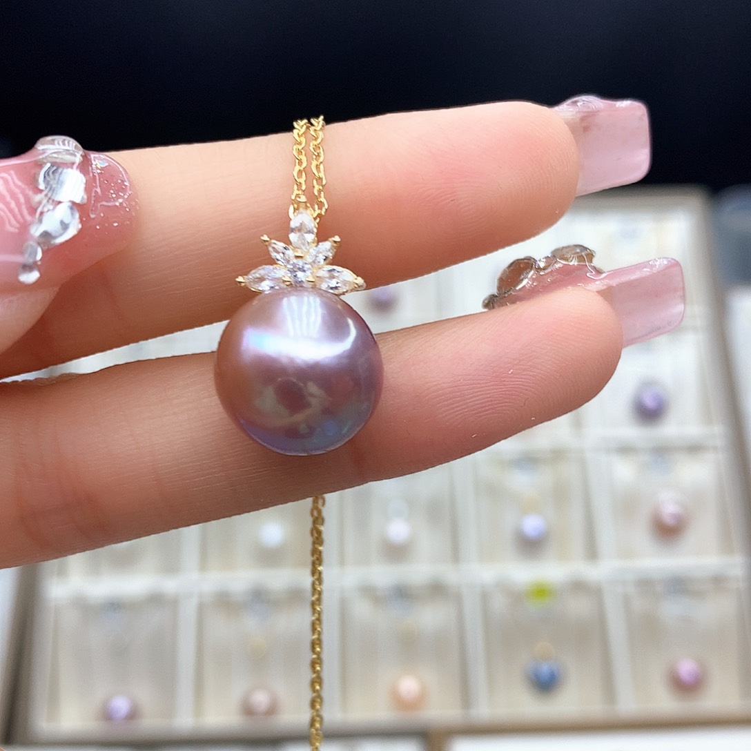 淡水珍珠颈饰合金