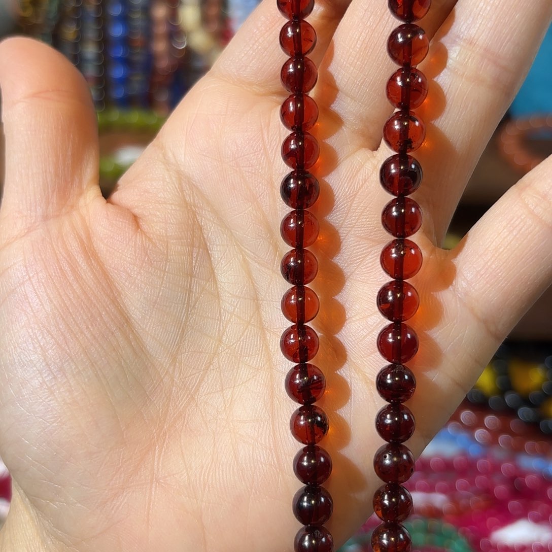 玛瑙/玉髓银S925镀金镶嵌珠宝半成品蜜蜡卡6一条