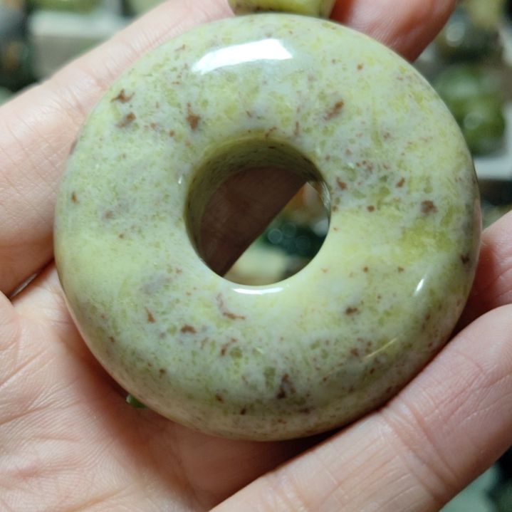 岫玉平安扣未镶嵌