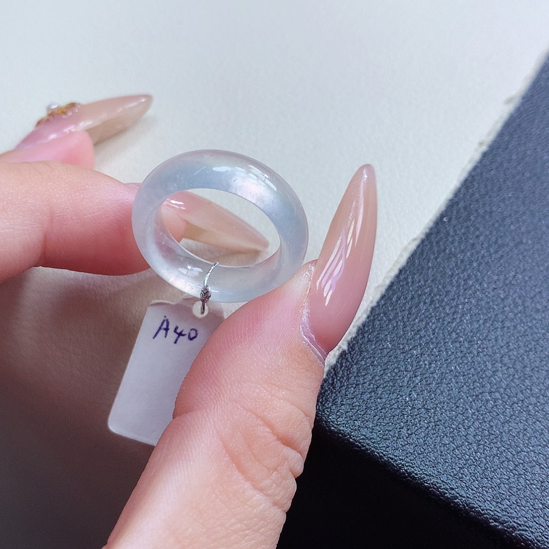 未镶嵌戒指翡翠8号