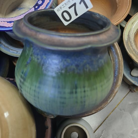 景德镇手工高温陶瓷：内10口高12微瑕