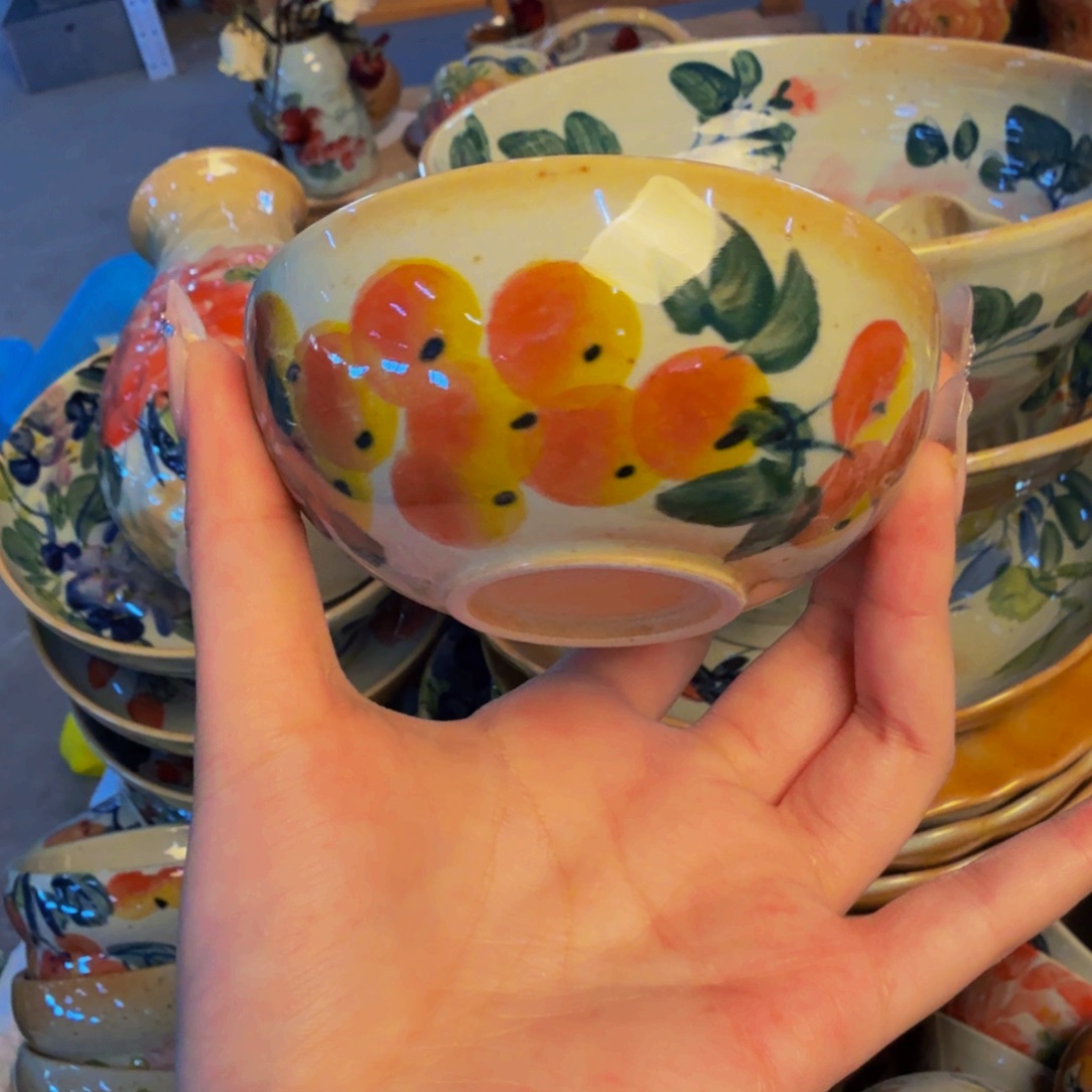 瓷片景德镇陶瓷手工手绘