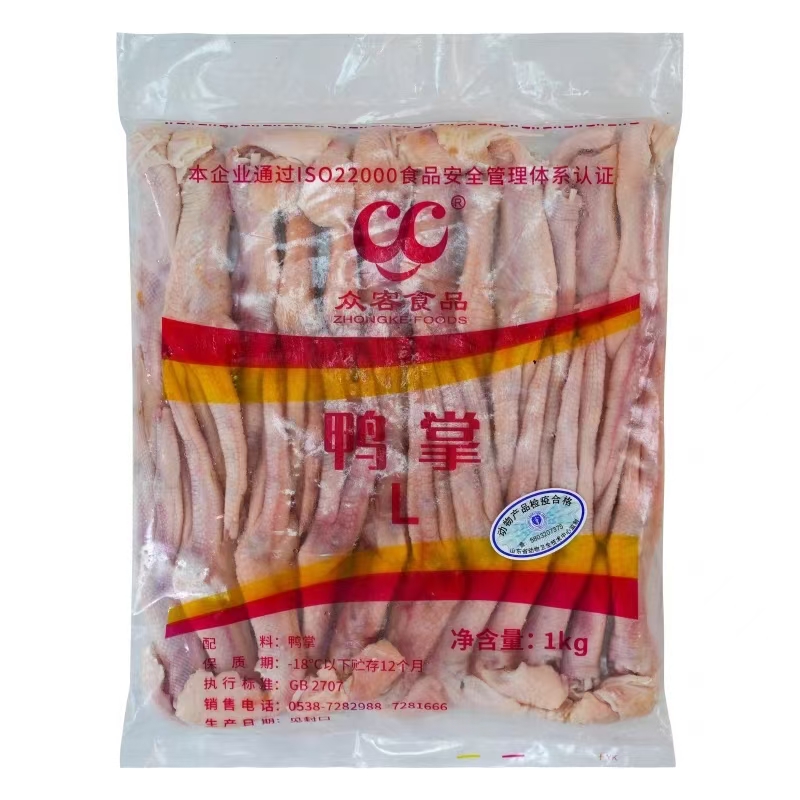 【精品】众客鸭爪鸭掌（L）1kg