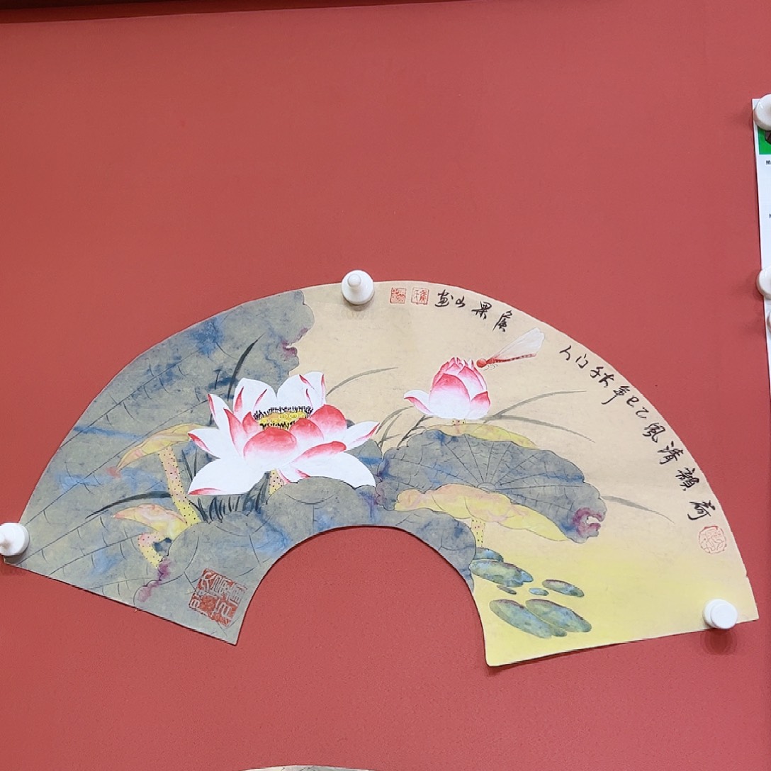 国画侯果山老师亲笔手绘作品朵 