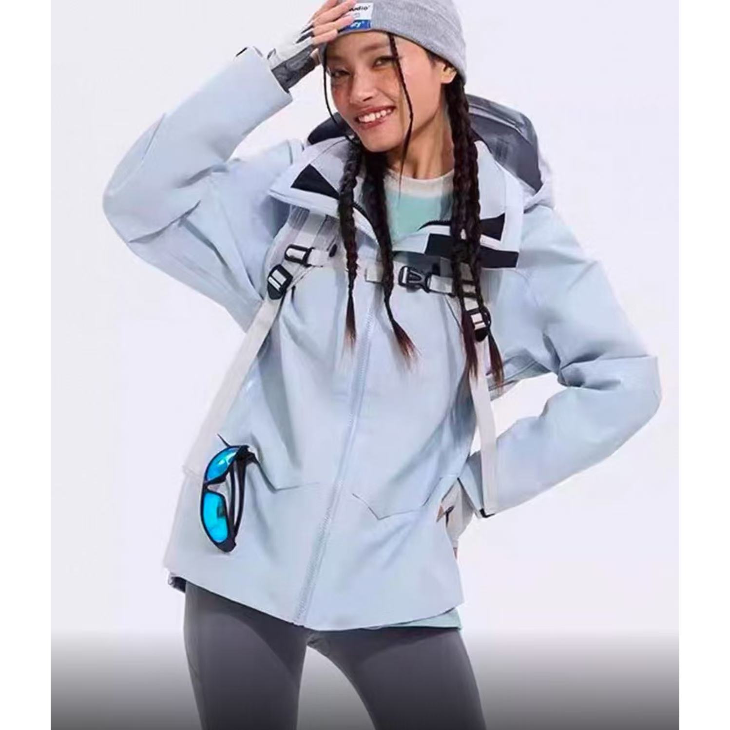 户外专业硬壳冲锋衣羽绒服男女同款888登山滑雪服
