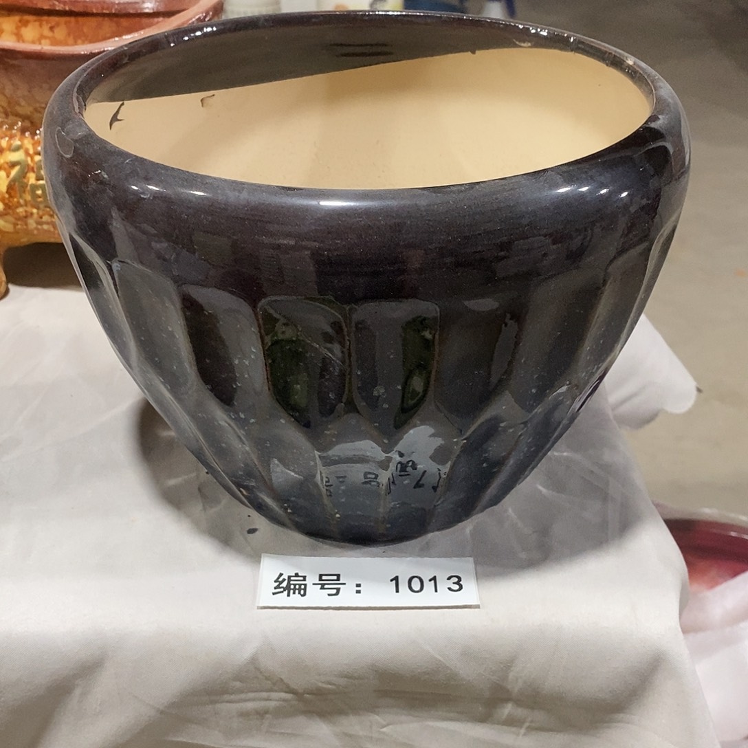 微瑕花盆-1013-口22×16-1个