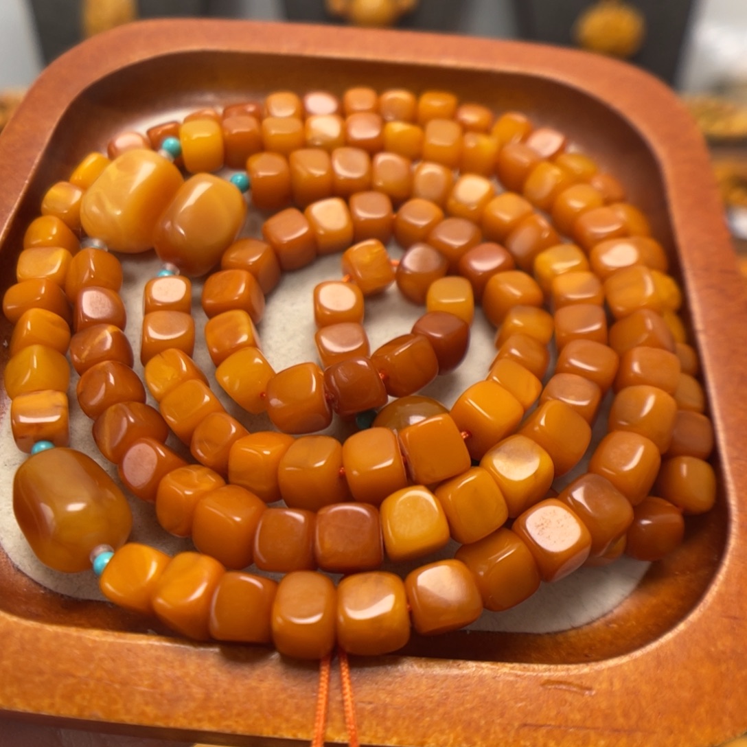 蜜蜡未镶嵌手串蜜蜡