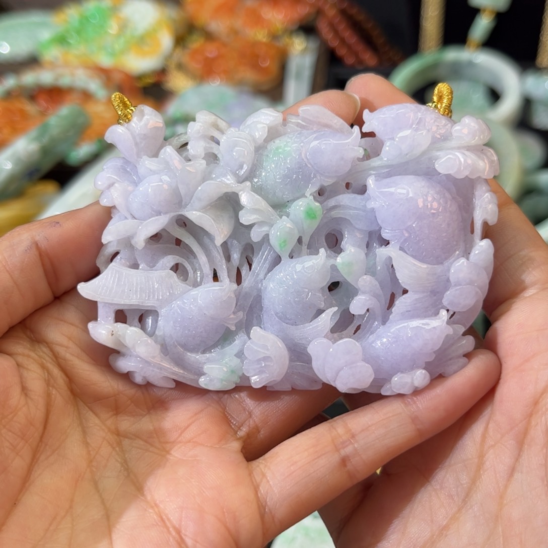 翡翠颈饰未镶嵌待编款