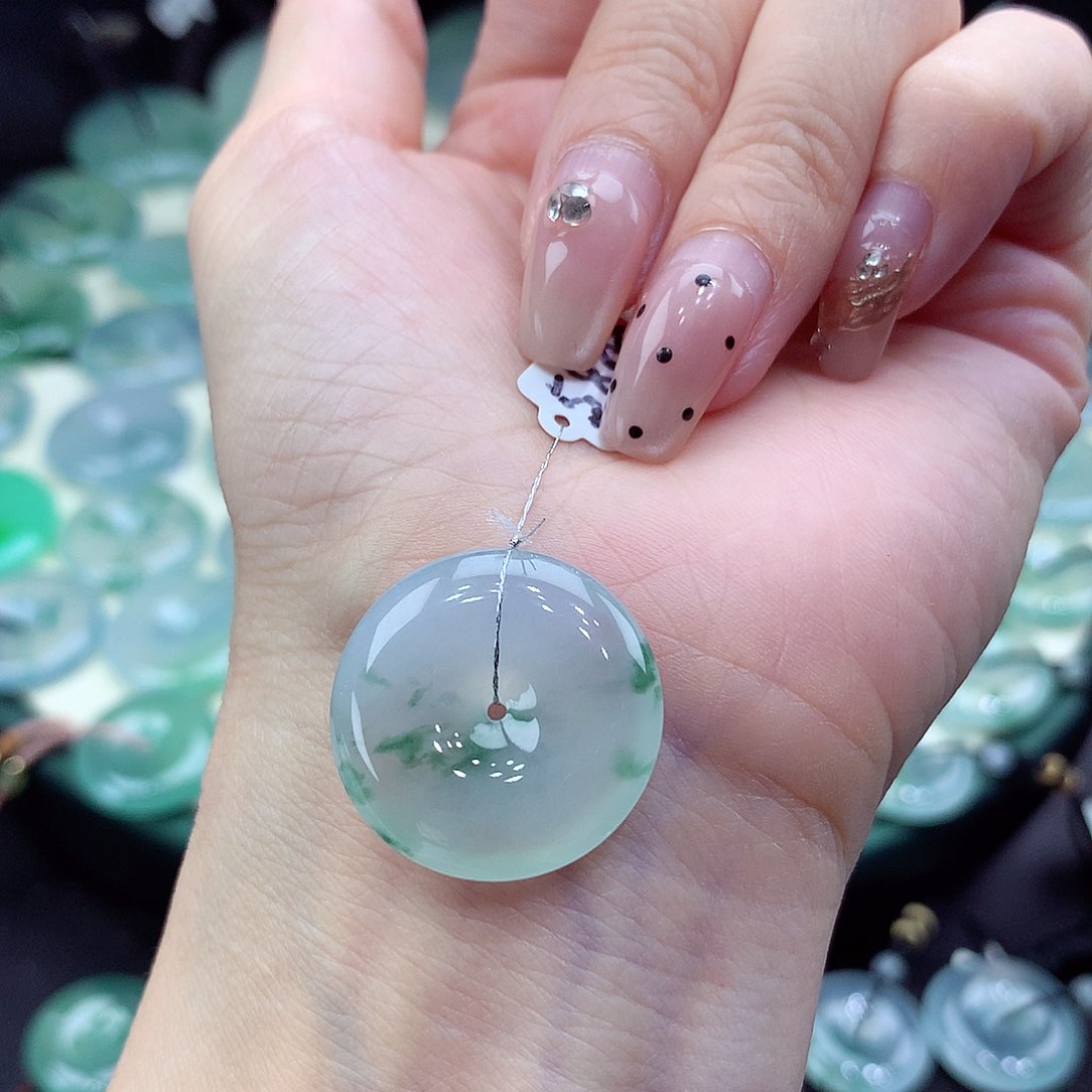 颈饰未镶嵌翡翠编号19尺寸23/5.7