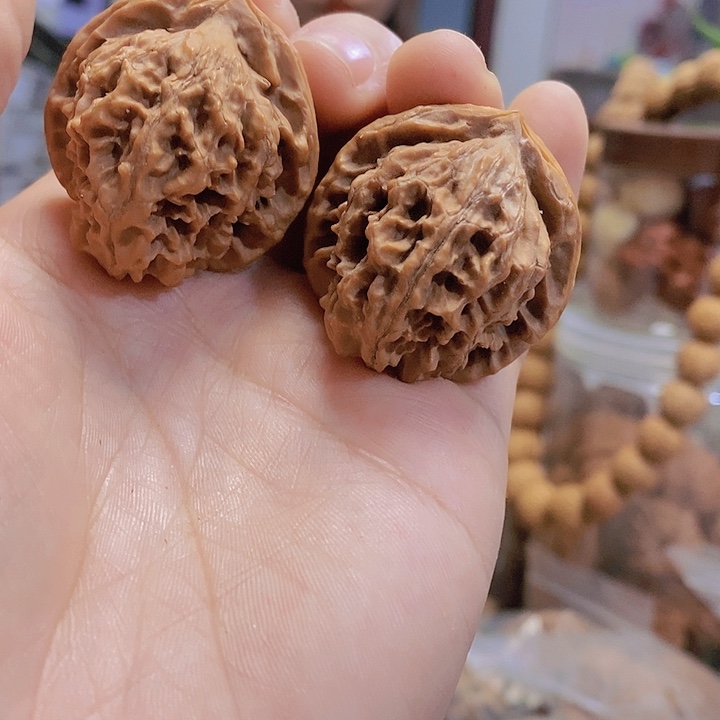 【闪购商品】文玩核桃把件38蓟县元宝