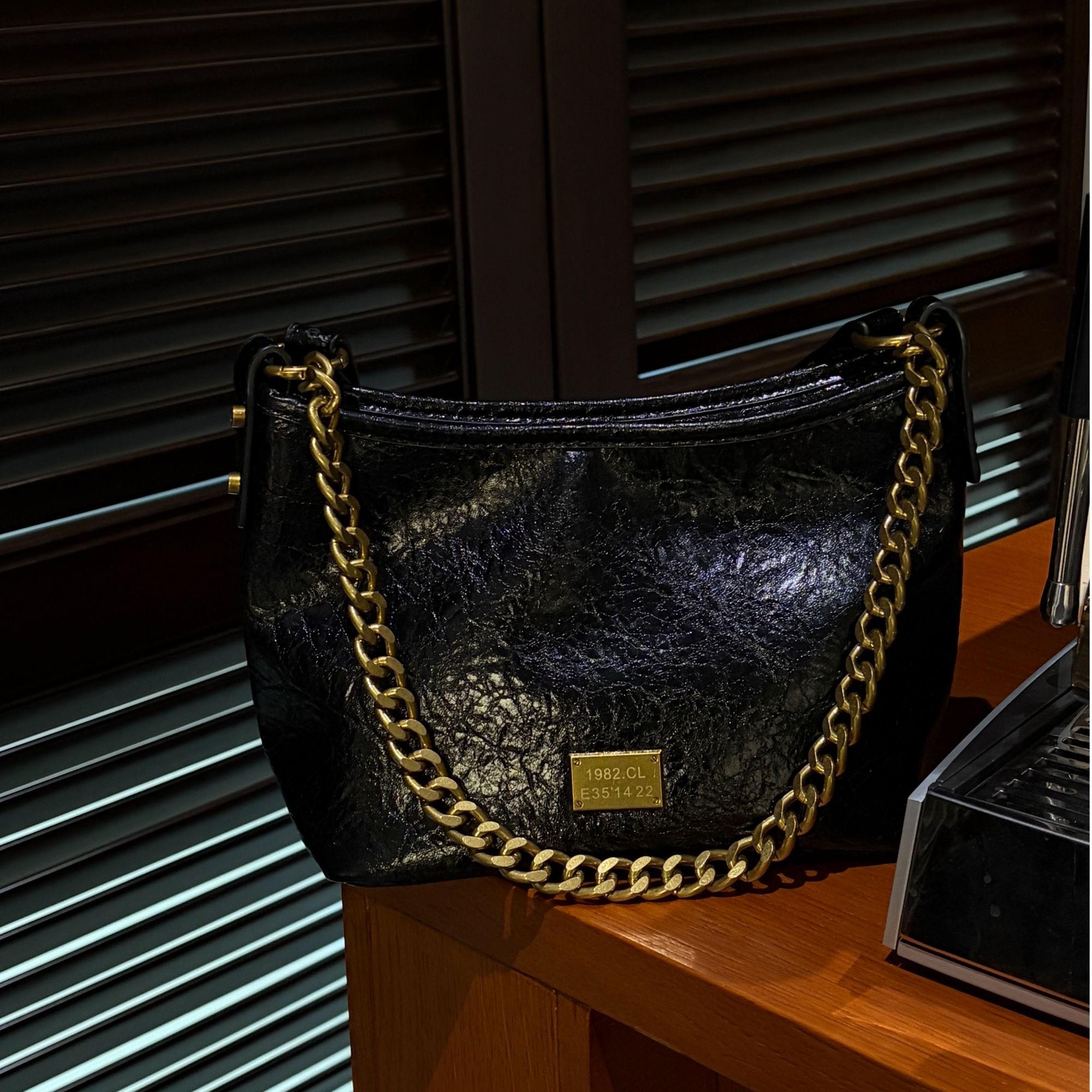 26年新款时尚轻奢女士单肩手提链条包小众设计师款百搭斜挎包2843