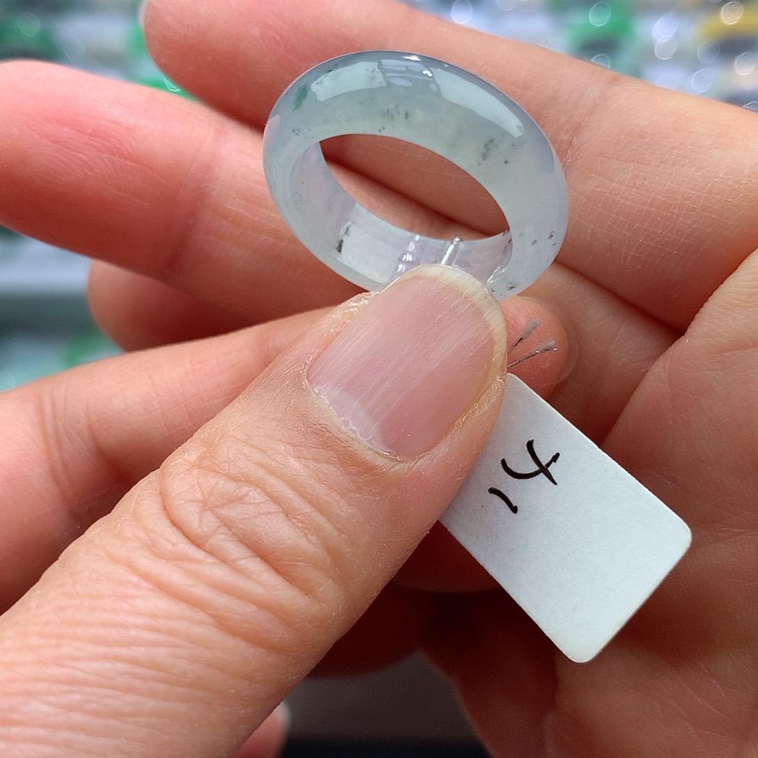 翡翠戒指未镶嵌14号