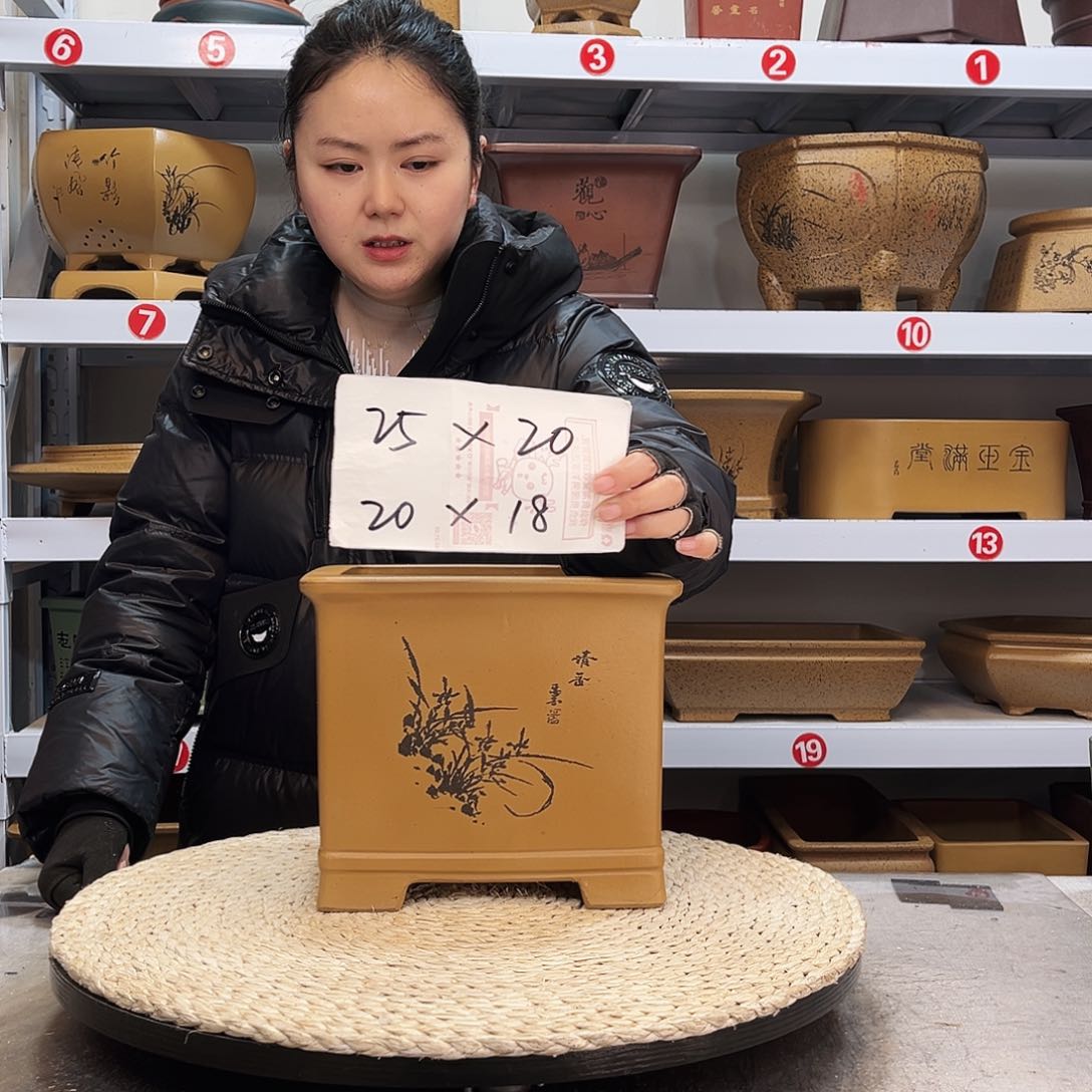 紫砂花盆紫砂花盆