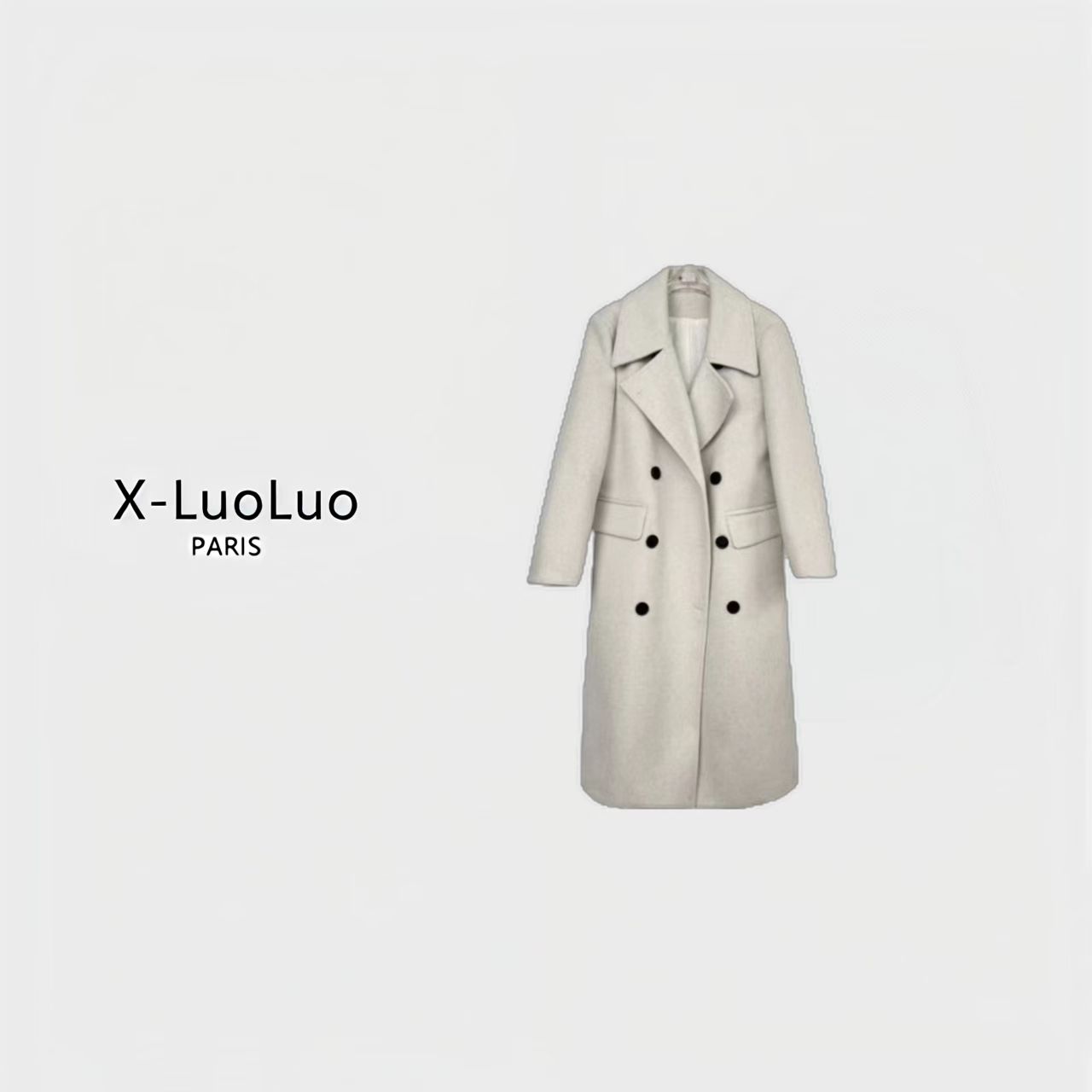 【富士山下】秋冬季新款羊毛大衣小个子高级感长款大衣外套女2635