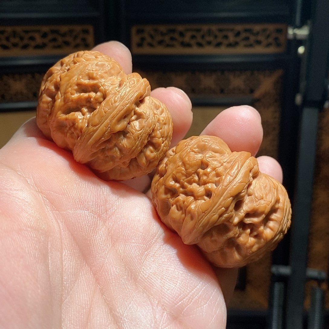 文玩核桃把件44元宝全品