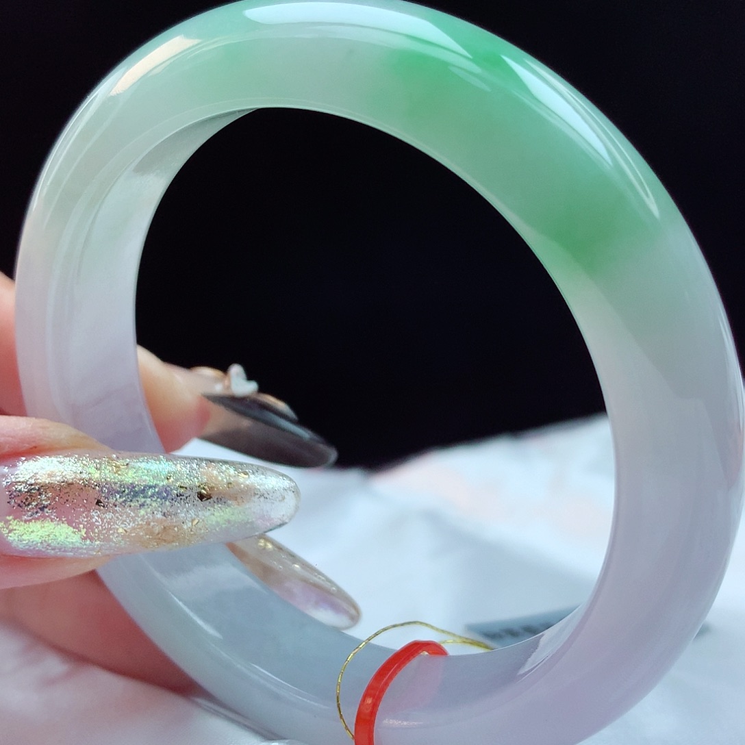 未镶嵌手镯翡翠55圈4849