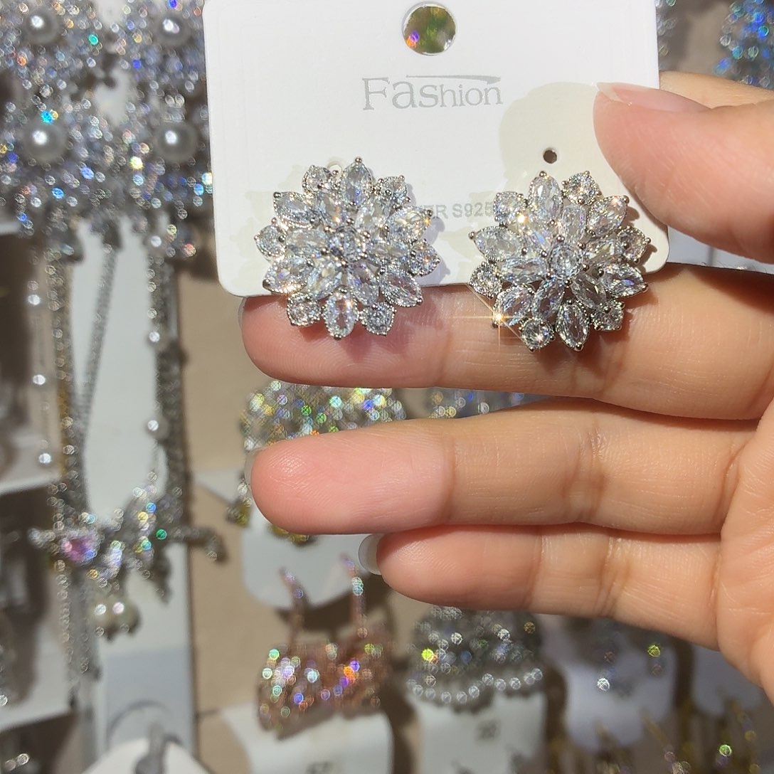 姗***学锆石铜合金925银针