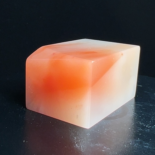 老挝石高山石印章桃花冻