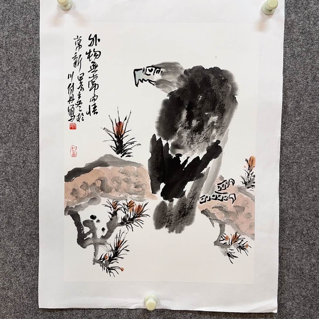国画付丹老师手绘作品