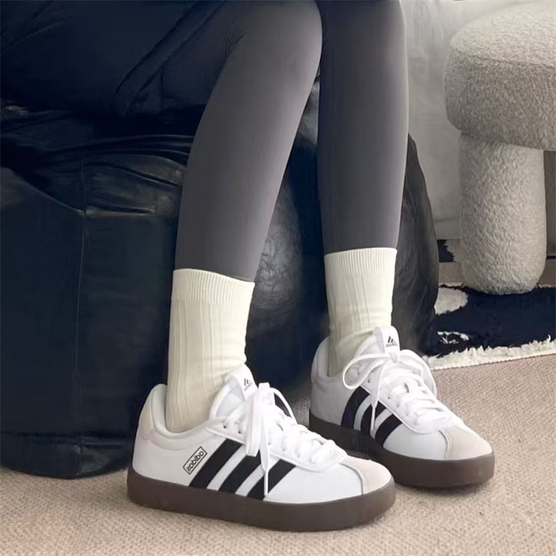 adidas/阿迪达斯板鞋男VL COURT经典休闲低帮德训鞋小白鞋 ID6285