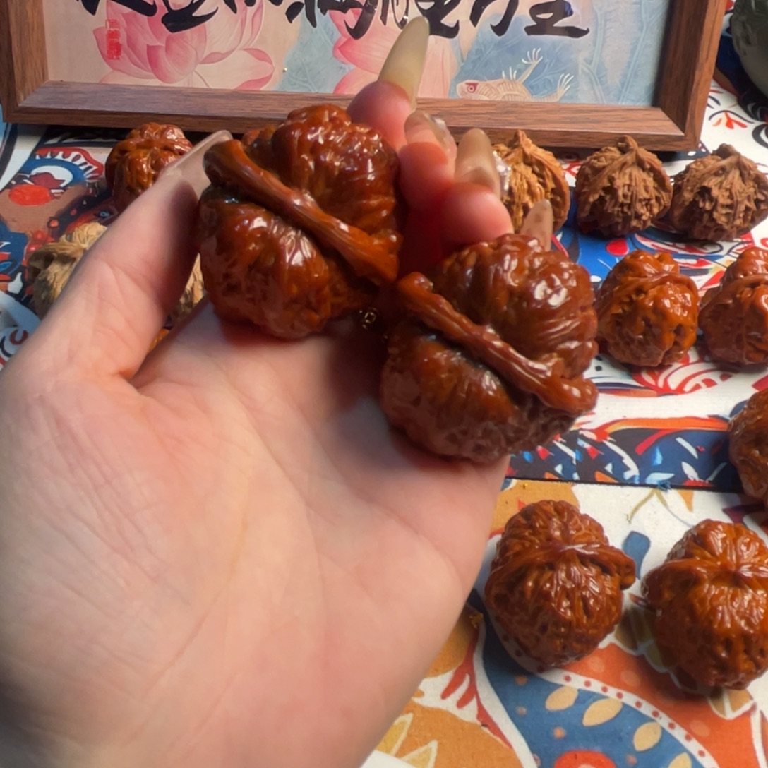 记***：吊坠文玩核桃蛤蟆头43