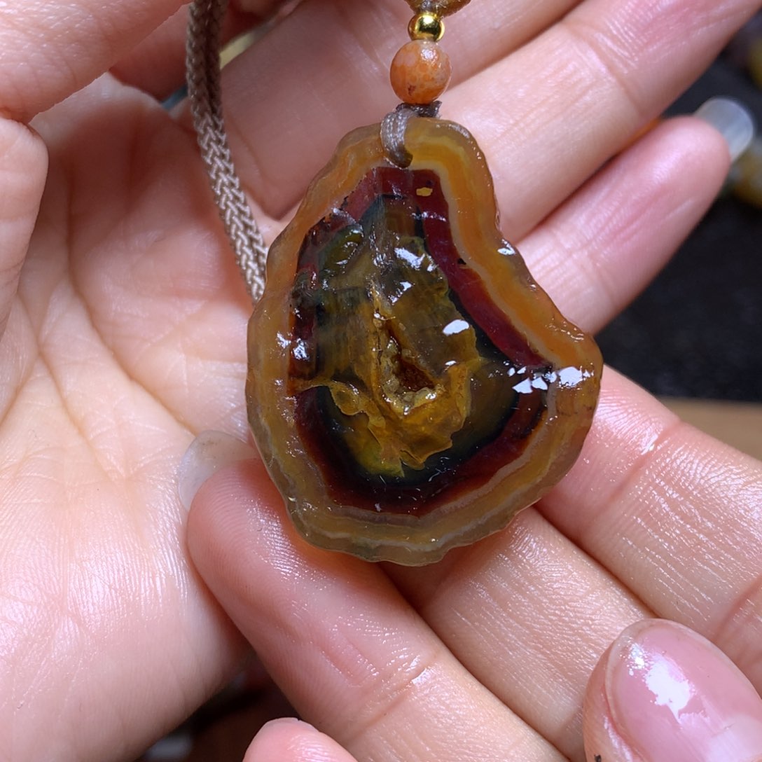 未镶嵌玛瑙/玉髓珠宝半成品