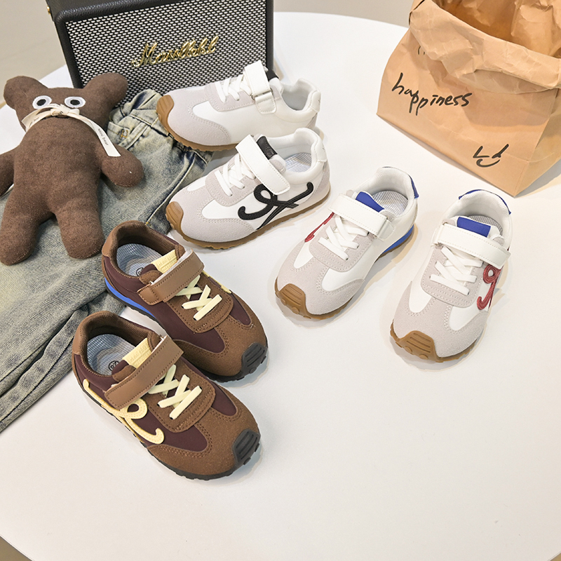 儿童阿甘鞋2025春季新款女童运动鞋软底轻便宝宝鞋小白鞋男童